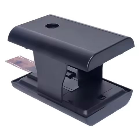 Slides and Negatives Film Scanner with LED Backlight Slide Film Viewer Scanner Support Editing & Sha