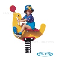 H-Y/ Kindergarten Children Outdoor CommunityPEPlate Spring Rocking Horse/ChildrenPVBoard the Hokey Pokey/Plastic Plate S