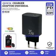 Batok Adapter USB-C PD 35W BZ89 Fast Charging Universal Charger Head Adapter For Android