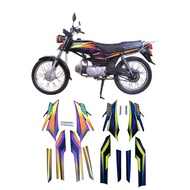 Striping sticker sticker lis body polet honda win honda win 100 standard model item code 001