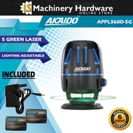 AKAIDO 360 Degree Pocket Laser 5 Green APPL360D-5G - 6 Months Local Warranty