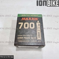Maxxis Inner Tube 700 x 23 - 32 FV 60mm Roadbike Road Bike 700c - Racing Tube 700x23-32c 700x23-32 2