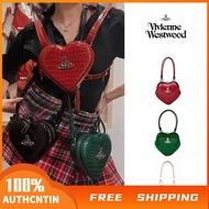 กระเป๋าของแท้100% Vivienne กระเป๋า Westwood Vivienne กระเป๋ากระเป๋าสะพายบ่ากระเป๋า Westwood รักกระเป