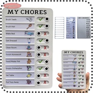 LIKE Home Note Board Wall Hanging Portable MY CHORES Adjustable Reminding Time
