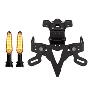 Yamaha MT-07 FZ07 2014-2024 Biển Giá Đỡ Gắn Chân Đế Có Đèn LED Thép Không Gỉ MT07 Phụ Kiện