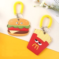 Burger fries leather EZlink Charm &amp; NETS Motoring Charm (Exp: May 2029)