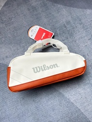 Wilson 2024 French Open Co-branded Tennis Small Bag Handbag Toiletry Bag Tennis Accessory Bag.