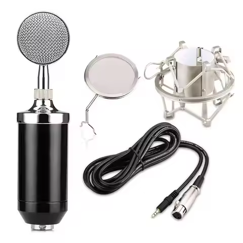 BM-8000 professional condenser wired microphone computer mobile phone network live broadcast singing
