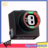 【W】SWIFF 1 PCS C20 Innovative Mini Pedal Tuner Black Pedal Tuner for Chromatic Guitar Bass Tuning LE