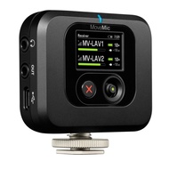 Shure MoveMic Receiver MV-R-J-Z6: Pro wireless mic receiver for cameras & PCs. Ideal for YouTube, Ti