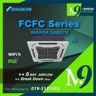 [MIGA] DAIKIN R32 INVERTER SkyAir 2HP / 2.5HP / 3HP / 3.5HP / 4HP / 5HP / 6HP Air Conditioner FCFC-A Ceiling Cassette Ai