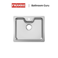 FRANKE Bell Undermount Single Bowl Stainless Steel Sink BCX 110-55TL