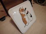 貓咪壁畫摺疊收納櫃