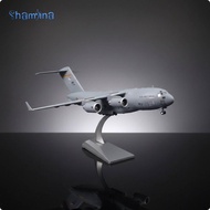 [Shamjina] Die-Cast C-17 Airplane Display Stand C-17 Heavy Lifter Model Gift Idea 1:200 Scale Airpla