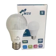 MZG หลอดไฟ ทรงกลม หลอดบับ LED BULB 5W 9W 12W 15W 220V ขั้วเกลียว E27 แสงขาว 6500K แสงวอร์ม3000K