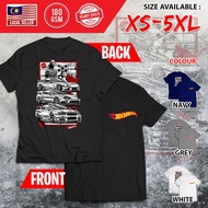 HOT WHEELS Car Truck Racing 100% Cotton Streetwear [XS-5XL] Short Sleeve T-Shirt Baju T Shirt HTW-SS