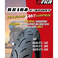 FKR RS168TL TUBELESS TYRE TAYAR 120/70-17 110/70-17 90/80-17 RS RSX Y16 Y15 BUNGA TL S98 VICTRA MAXX