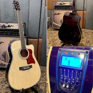 กีต้าร์โปร่งไฟฟ้า 41 นิ้ว martinlee MD-410C มีจูนเนอร์ในตัวปรับได้เยอะ เสียวดีเล่นง่าย คอเล็ก คุ้มมา