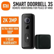 Xiaomi Smart Video Doorbell 3S Camera 2K CCTV Motion Detection Notification Night Vision
