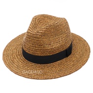 Large Size Panama Cap Big Bone Men Women Beach Wide Brim Fedora High Quality Plus Size Raffia Straw Hats 57cm 59cm 61cm 63cm