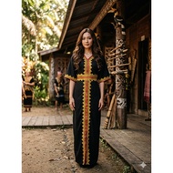 BORNEO DRESS LONG BORNEO DRESS MAXI BORNEO DRESS KADAZANDUSUN DRESS SABAHAN DRESS DINNER DRESS