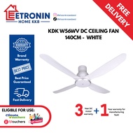 *Climate Voucher Eligible* KDK W56WV 56" DC Ceiling Fan w/o light