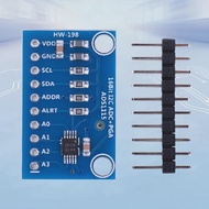 【Popular】 ADS1115 ADC Ultra-Compact 4 Channel Module with Programmable Gain Amplifier 16 Bit 2.0V To