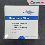 47mm fiberglass filter MEMBRANE SOLUTIONS filter hole GFC 1.2um / GFA 1.6um, glass fiber membrane (b