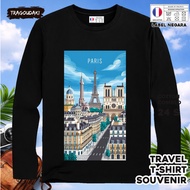 FRANCE LONG-SLEEVED SOUVENIR T-SHIRT 28 WEAR NATIONALTAG ASAL FRANCE COTTON 24S SOUVENIR PREMIUM GIF