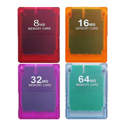 New Free McBoot 8MB/16MB/32MB/64MB Memory Card for Playstation2 Game Console for PS2 FMCB Transparen