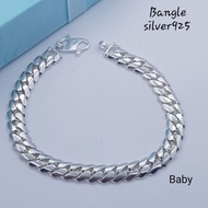 (TP150BB) original silver925 bangle baby/budak perak tulen