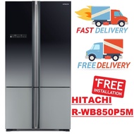 HITACHI French Bottom Freezer 4 Door R-WB850P5M