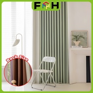 Plain Satin Curtains in 5 Colors | 140cm Wide & 6ft/7ft Lengths