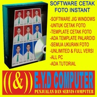 DVD APLIKASI TEMPLATE CETAK FOTO INSTANT ADA POLAROID PAS PHOTO LENGKAP KOLEKSI TEMPLATE DESIGN GRAF