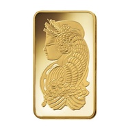 GOLD BAR 999.9 PAMP SUISSE 100G. Purity tested.