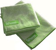 Saniversum UG Jemako Professional Cloth 40 x 45 cm and Dry Wipe Cloth 45 x 60 cm Set of 2 Green