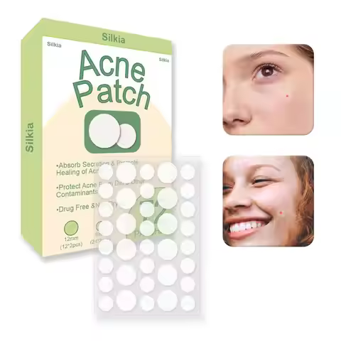 72/288pcs Face Acne Patch Invisible Skin Care Pimple Acne Patches Anti-inflammatory Healing Absorbin