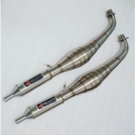 Custom racing exhaust for yamaha f1zr drag