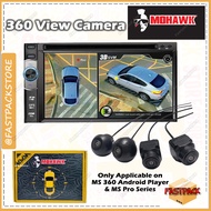 [CAMERA ONLY] MOHAWK 360 View Camera HD Camera MS Series 3D Birdeye Camera Android 1080P For Android Player Only (1set/4pcs)