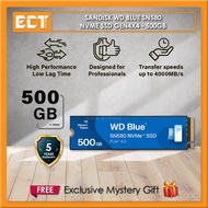 Sandisk WD Blue SN580 NVMe SSD Gen4x4 - 500GB / 1TB / 2TB