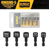 DEWALT DWAIND-5 Impact Ready Nutsetter Impact Driver Bit (5-Piece) Tool Accessories