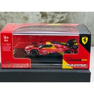 ️Ferrari 499P Racing Scale 1:64 Burago Brand