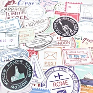 40pcs Rimowa Travel Passport Stamp Sticker Luggage Stickers