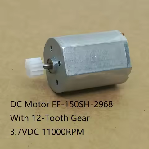 1PCS DC Motor FF-150SH-2968 12-Tooth Gear 3.7VDC 11000RPM Brand New Motor 150 For Electric Toothbrus