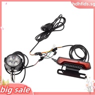 E-Bike Front Brake Rear Light Ebike Front Light Ebike Headlight with Switch for Electric Bike Scoote