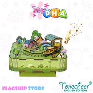 Tonecheer Singing In the Meadow Music Box (TQ059) DIY Wooden Musical Movement Box