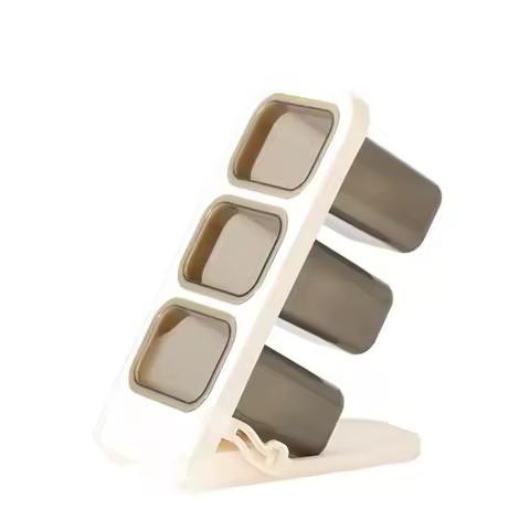 Large Capacity Desktop Storage Box Foldable Removable Oblique Pen Holder Multifunctional Makeup Brus