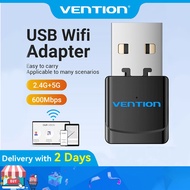 Vention USB WiFi Adapter AC650 AX900 2.4G+5GHz Receiver Dongle Dual Band Wireless Mini WiFi Network 
