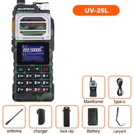 UV-25 10W ยุทธวิธี Walkie Talkie ไร้สายความถี่สําเนาทหารวิทยุ USB Charger ยาววิทยุ UV K5
