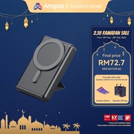 Amgras PowerMeta Magnetic III Pro Portable Fast Charging Wireless Magnetic Powerbank (10000mAh)